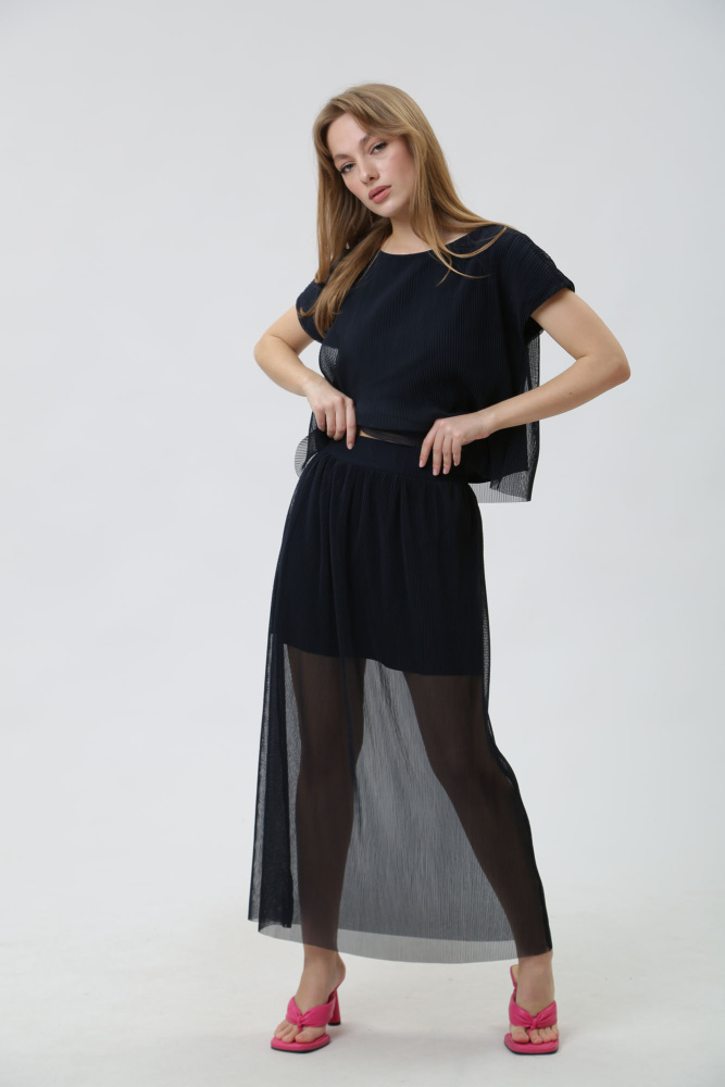 3DYN11_YN8QZ юбка armani exchange 