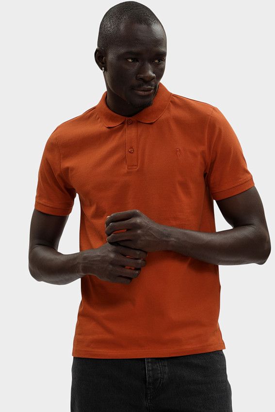Поло Trussardi Оранжевый