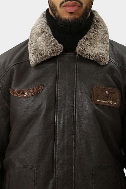 Куртка кожаная Mustang