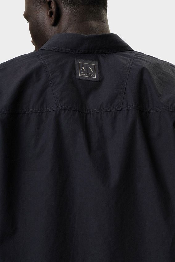 Рубашка с длинным рукавом Armani Exchange Синий