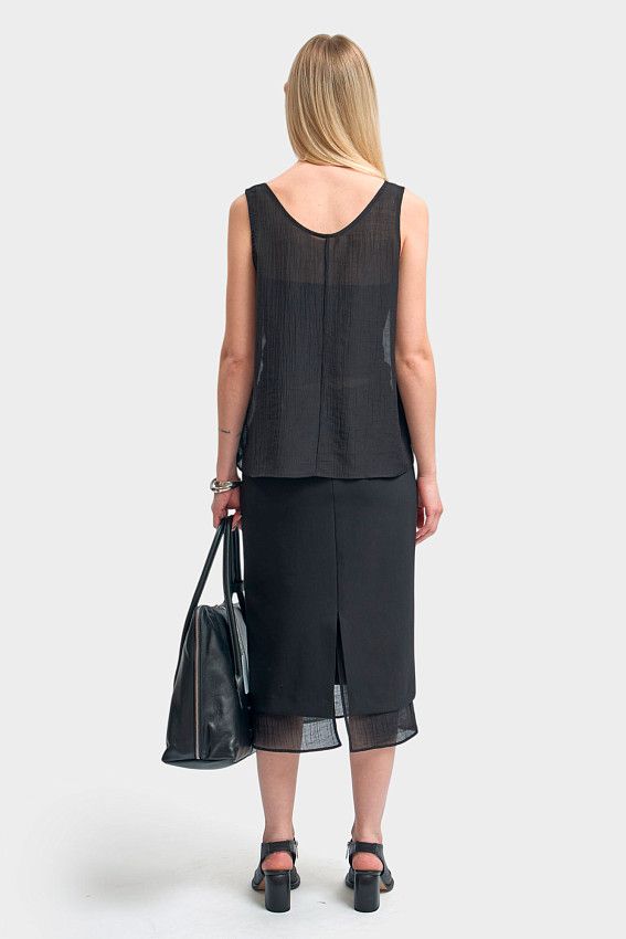 Топ The Hills Черный