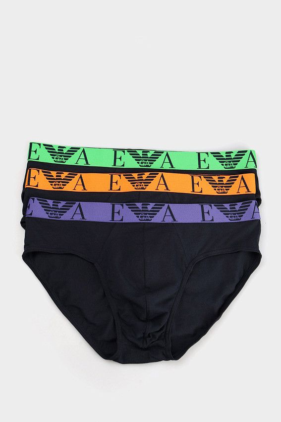 Трусы 3 шт Emporio Armani Черный