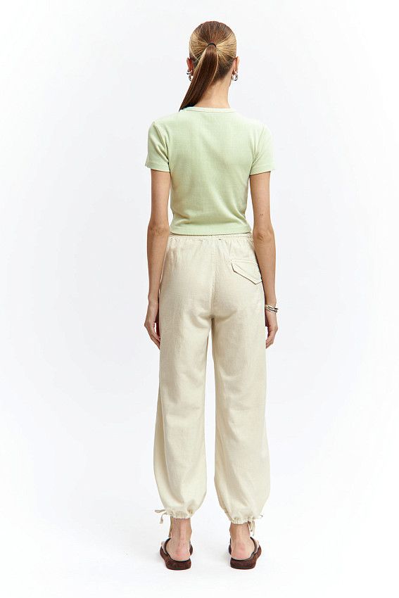 Брюки льняные Van Mich Бежевый