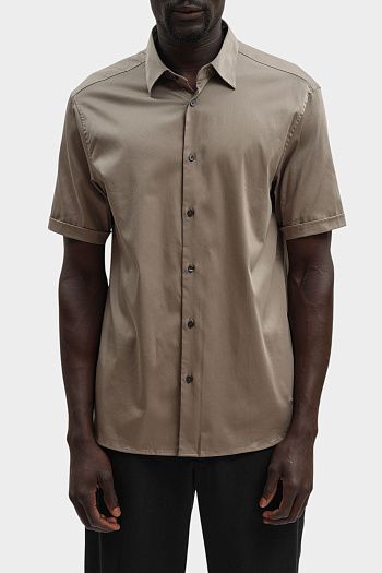 Рубашка из хлопка Emporio Armani