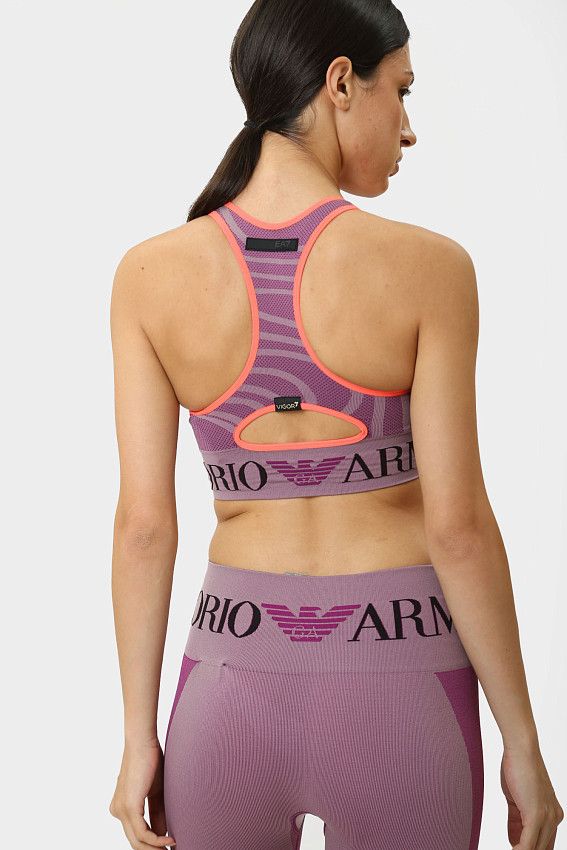 Топ спортивный EA7 Зеленый