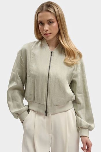 Бомбер из льна Armani Exchange
