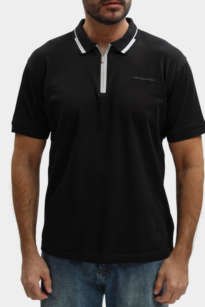 561201_745005 Поло Karl Lagerfeld Черный