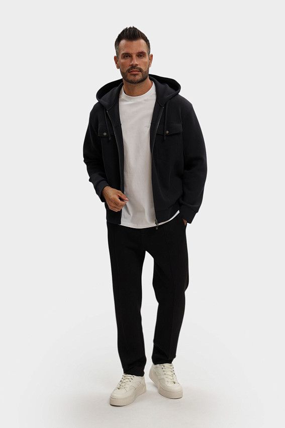 Толстовка с капюшоном Armani Exchange Синий