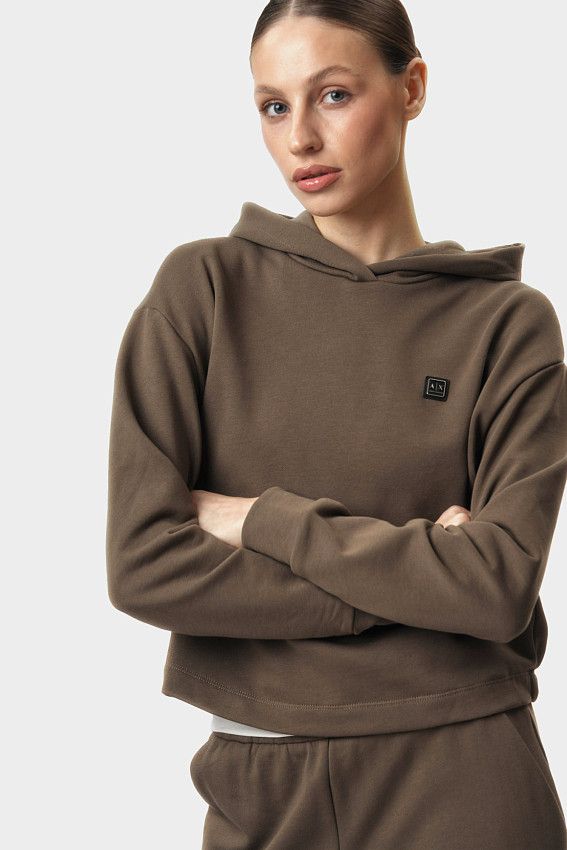 Худи Armani Exchange Коричневый