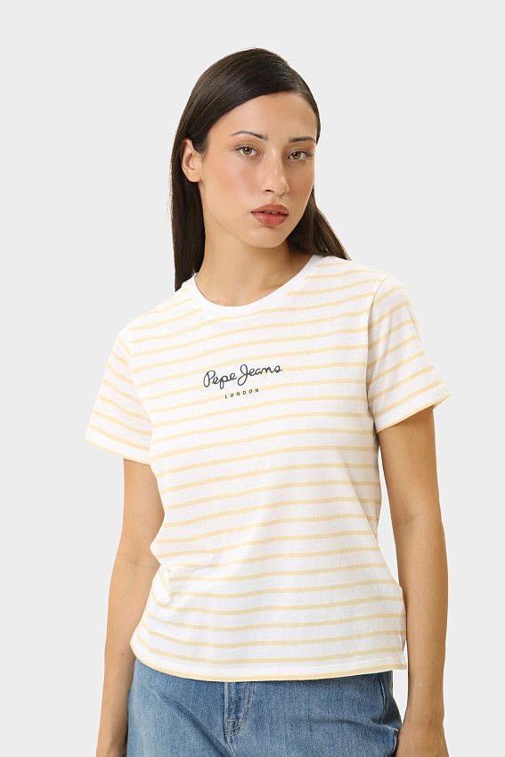 Футболка Pepe Jeans Бежевый