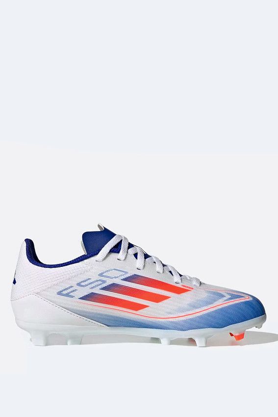 Бутсы Adidas 'F50 LEAGUE FG J FTWWHT/SOLRED/LUCBLU'