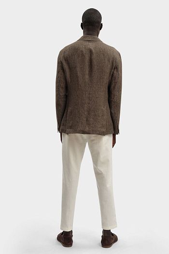 Пиджак из льна Emporio Armani