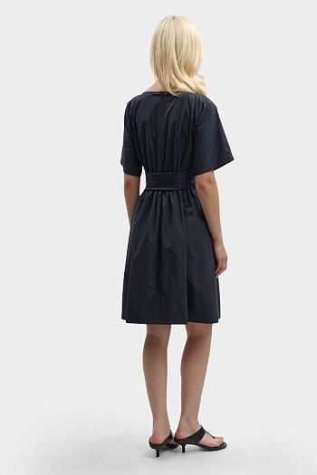 Платье из хлопка Emporio Armani