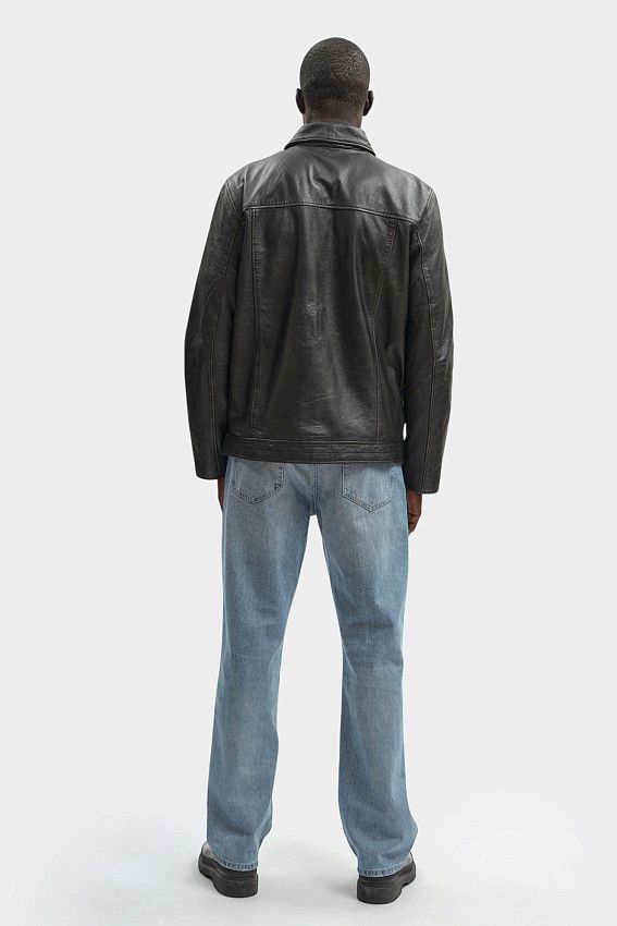 Куртка кожаная Mustang Черный