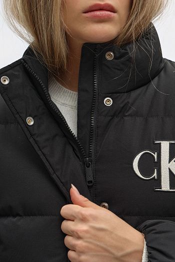 Пуховик черный Calvin Klein Jeans