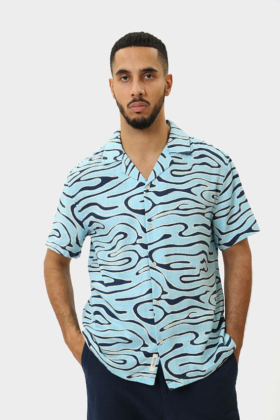 Рубашка Mustang Синий