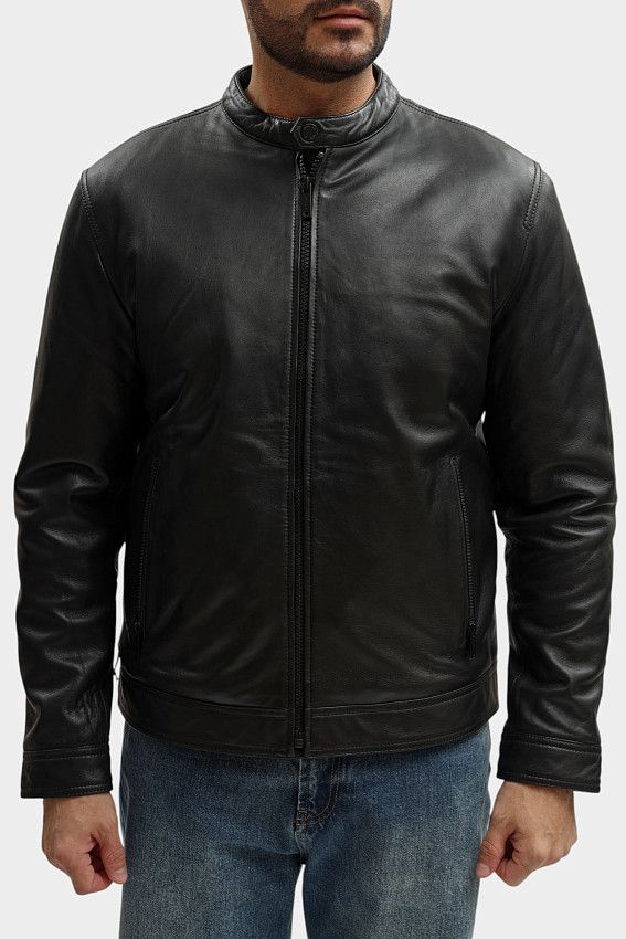 Куртка кожаная Strellson Черный