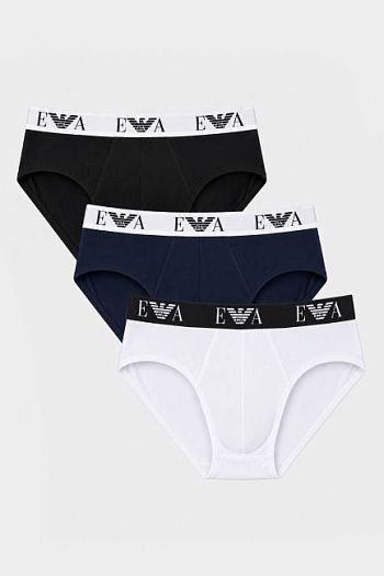 Трусы 3 шт из хлопка Emporio Armani