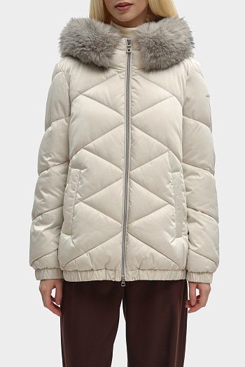 Водолазка хлопковая белая Pepe Jeans