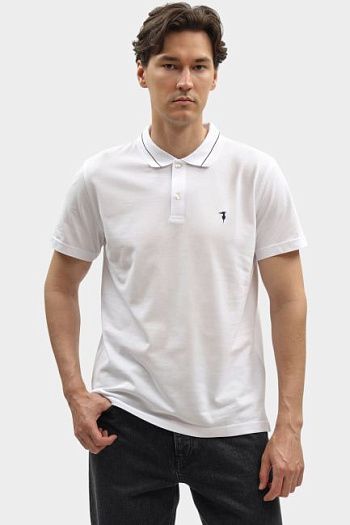 Поло хлопковое Trussardi