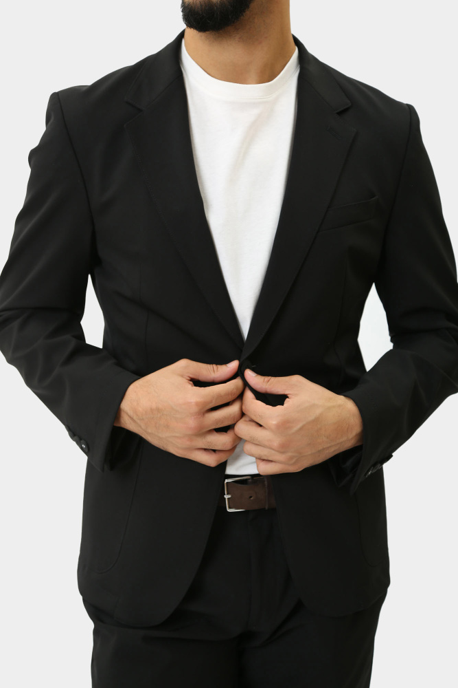 30043535_10018561 Пиджак классический Strellson Черный