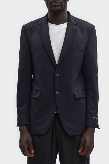 Пиджак из вискозы серый Karl Lagerfeld