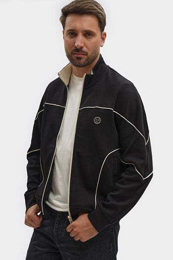 Куртка лёгкая хлопковая черная Armani Exchange
