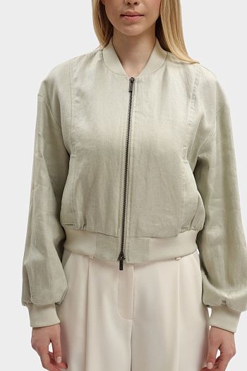 Бомбер из льна Armani Exchange