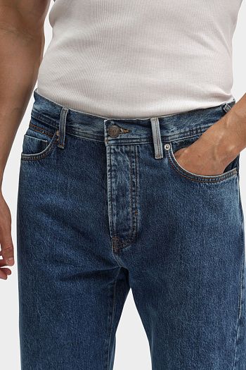 Джинсы прямые синие Pepe Jeans