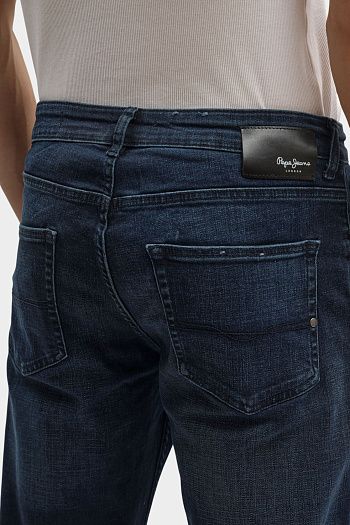 Джинсы прямые синие Pepe Jeans