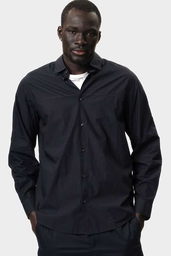 Рубашка с длинным рукавом Armani Exchange Синий