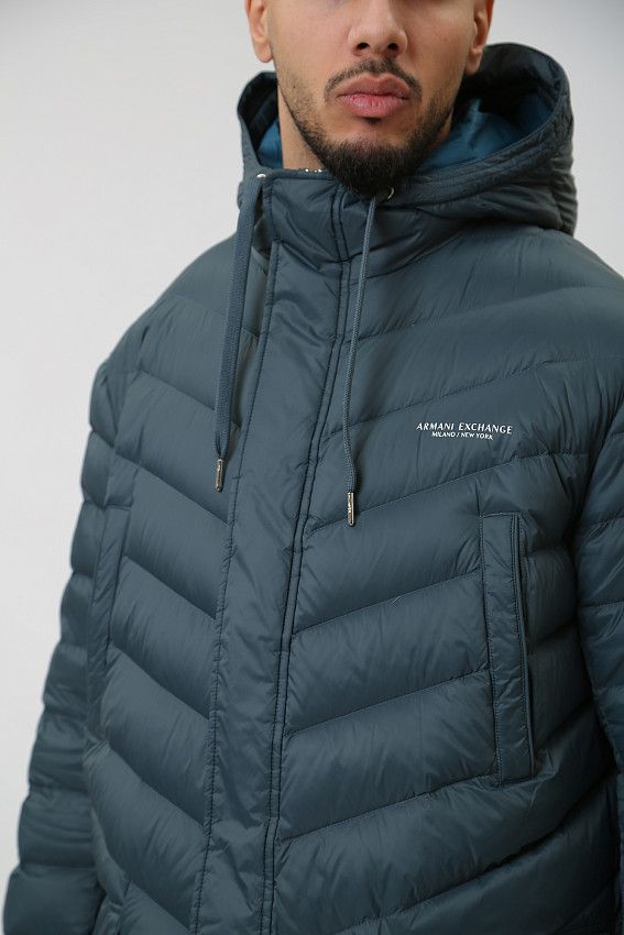 Пальто пуховое Armani Exchange Черный