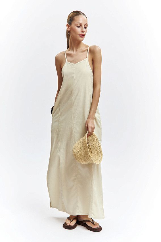 Платье Van Mich Бежевый