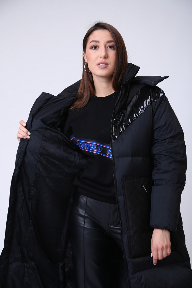 226W1504 куртка пуховая karl lagerfeld 