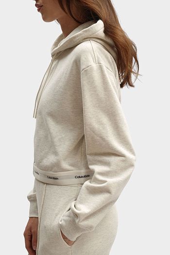 Толстовка бежевая хлопковая Calvin Klein Jeans
