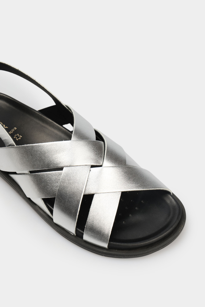 D55YWA000 Сандалии Geox Серебряный