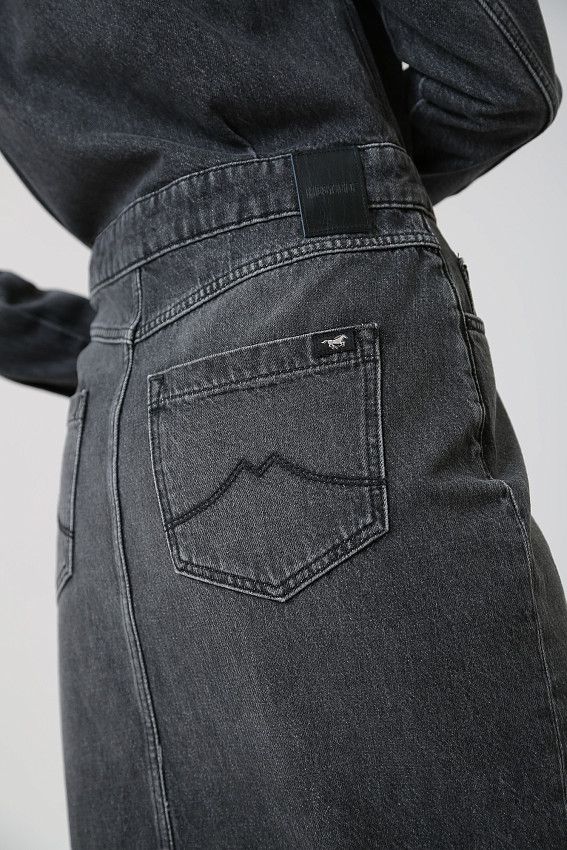 Платье джинсовое д/р Mustang Серый