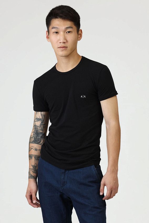Комплект футболок 2 шт. Armani Exchange Черный
