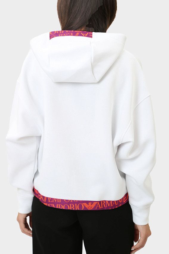 Худи EA7 Белый
