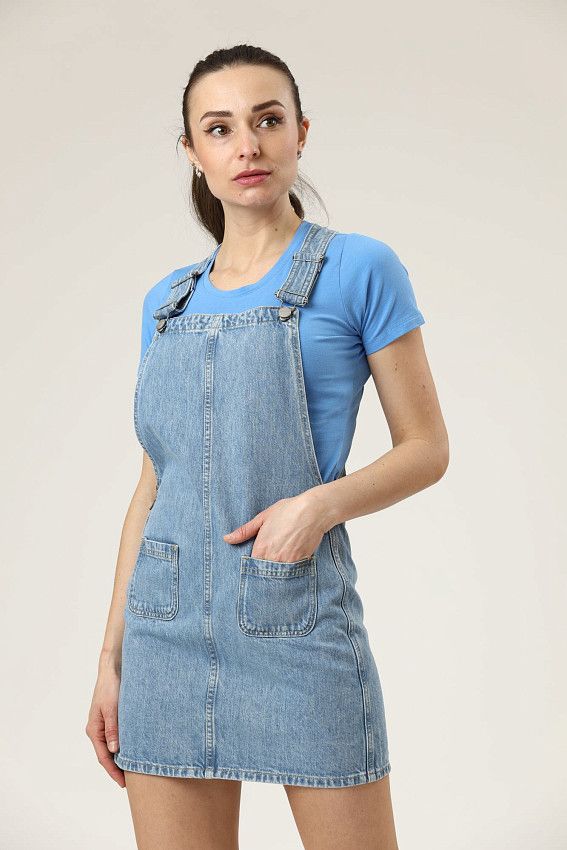 Платье джинсовое Pepe Jeans Голубой