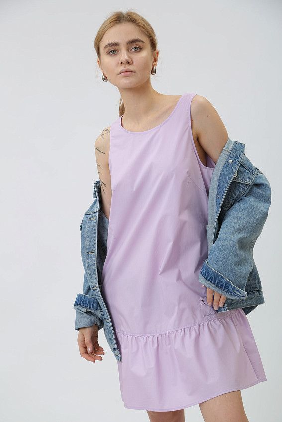 Платье Armani Exchange Фиолетовый