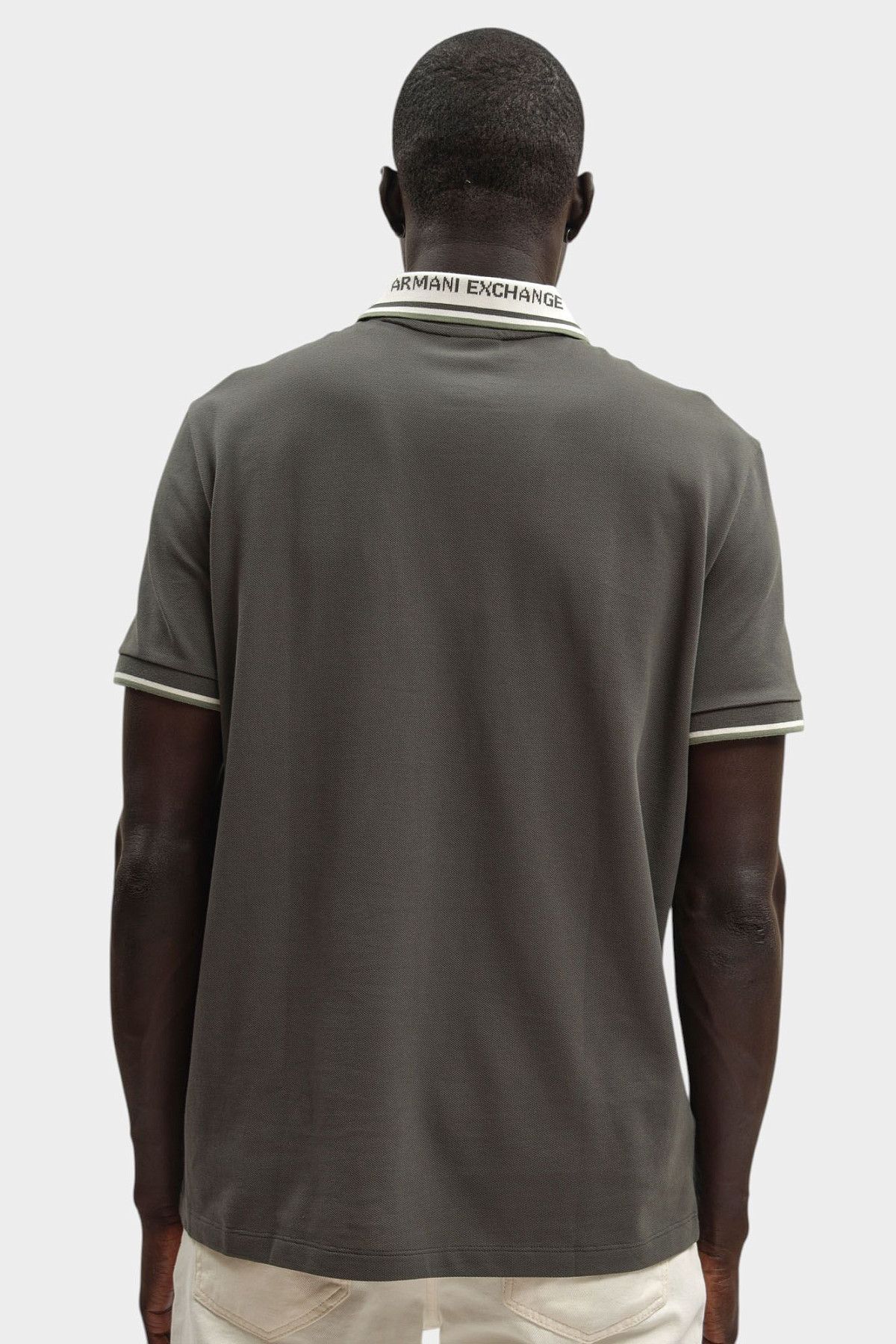 Поло Armani Exchange Серый