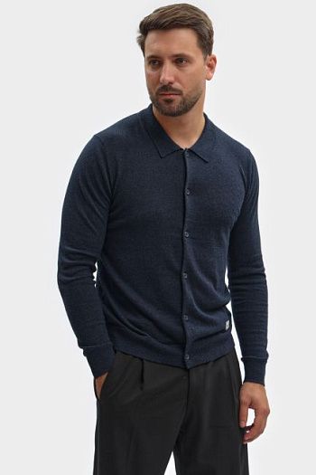 Джемпер хлопковый синий Pepe Jeans