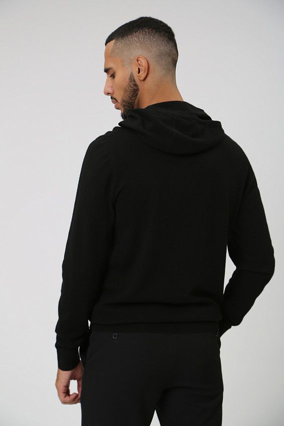 Джемпер с капюшоном Strellson Черный
