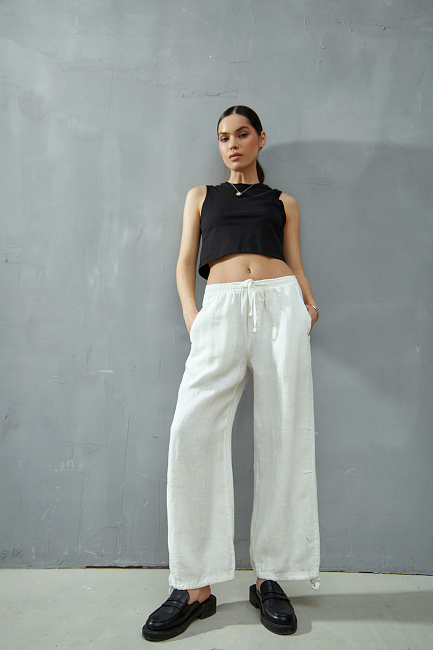 Брюки льняные Van Mich