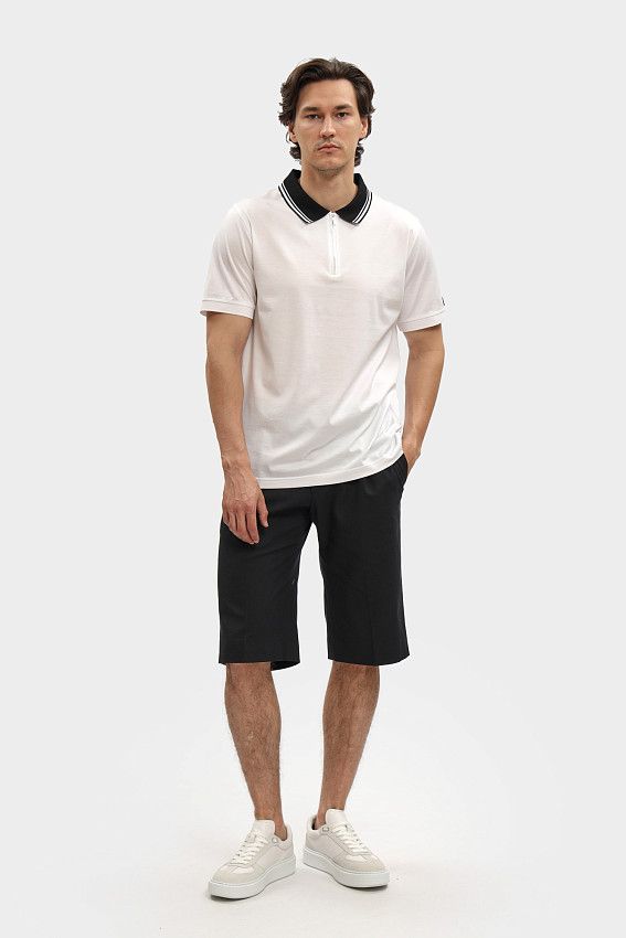 Поло Karl Lagerfeld Белый