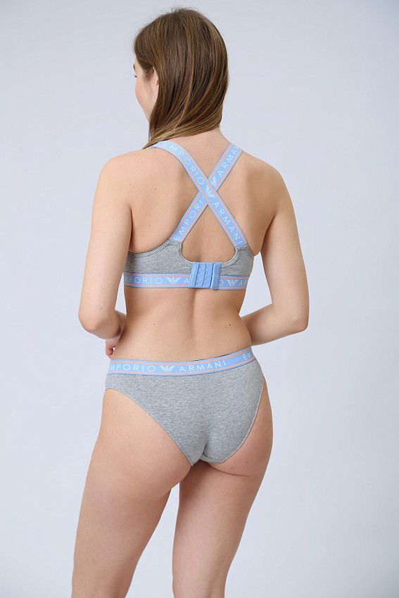 Топ LADIES KNITTED BRALE Emporio Armani Серый