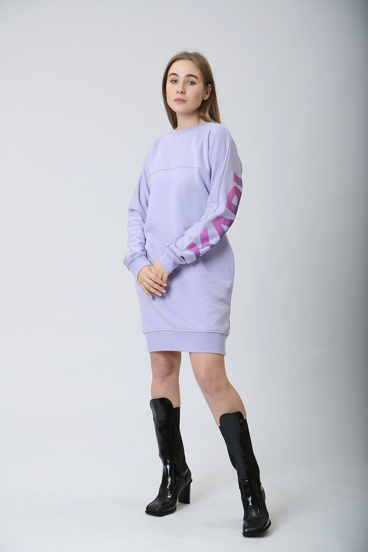 Платье Karl Lagerfeld Фиолетовый