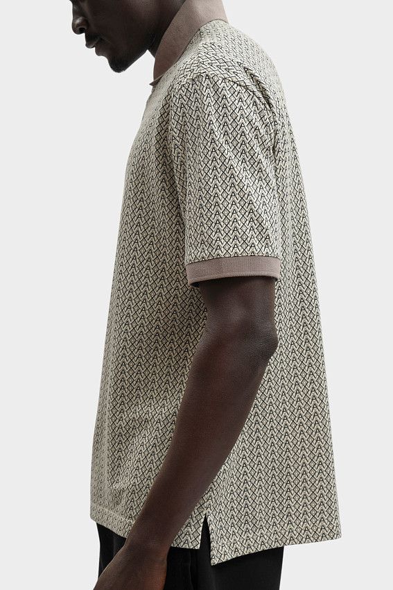 Поло Armani Exchange Бежевый