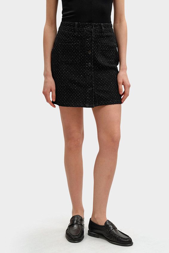 Юбка джинсовая Armani Exchange Черный